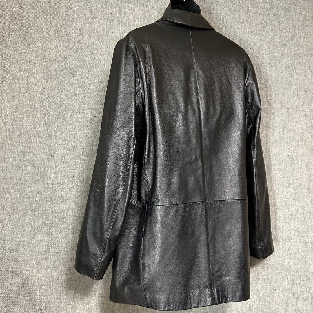 GIANFRANCO FERRE ジャンフランコ フェレ　レザーコート　50㌅