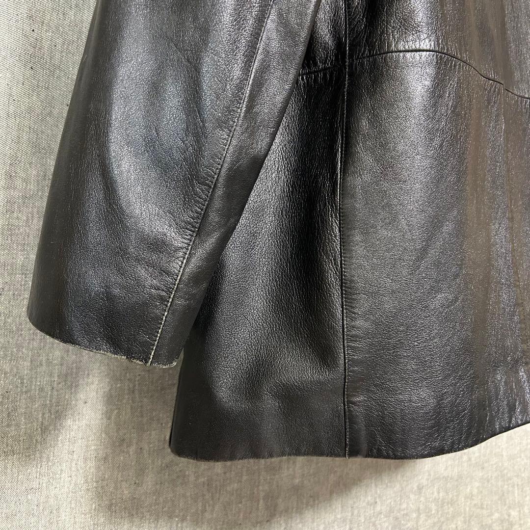 GIANFRANCO FERRE ジャンフランコ フェレ　レザーコート　50㌅