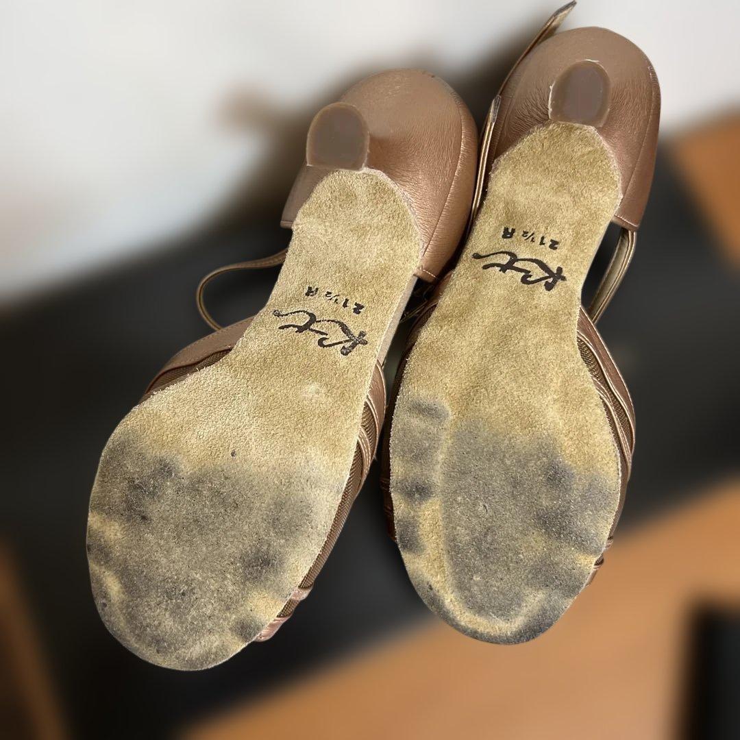 ケント　社交ダンス　ラテンシューズ　21.5 7センチヒール