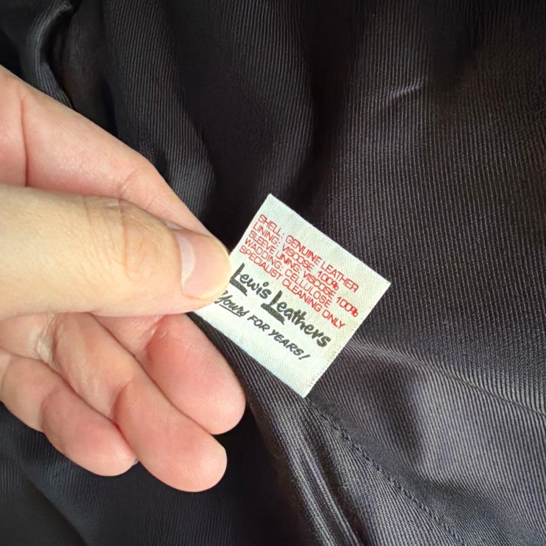 Lewis leathers ウエスタンジャケット サイズ34 ブラック