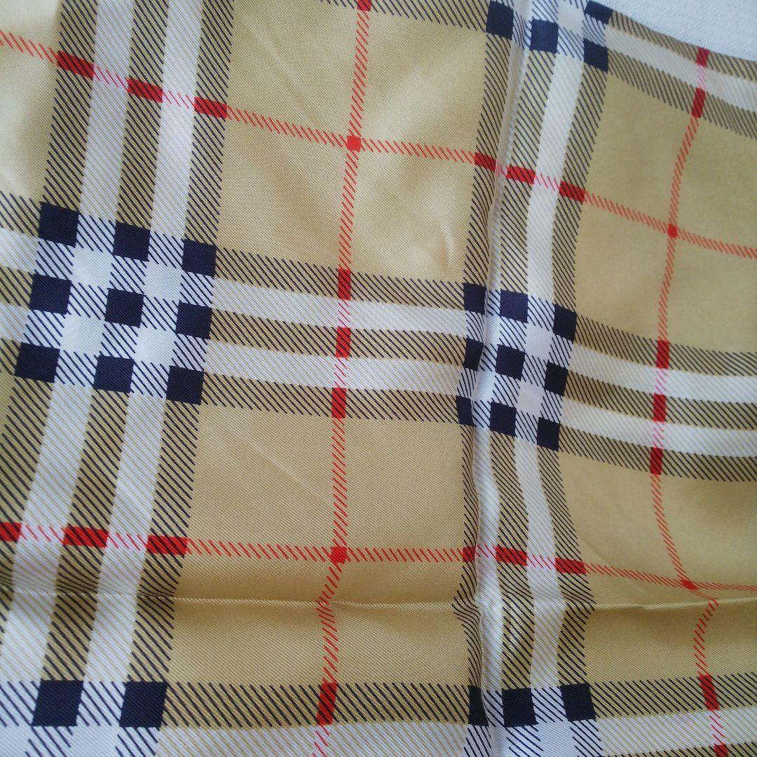 Burberrys バーバリー ノバチェック柄 大判 スカーフ シルクスカーフ