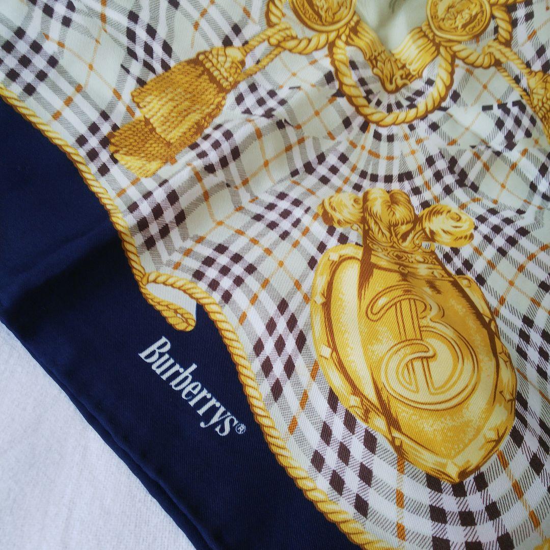 Burberrys バーバリー ノバチェック柄 大判 スカーフ シルクスカーフ