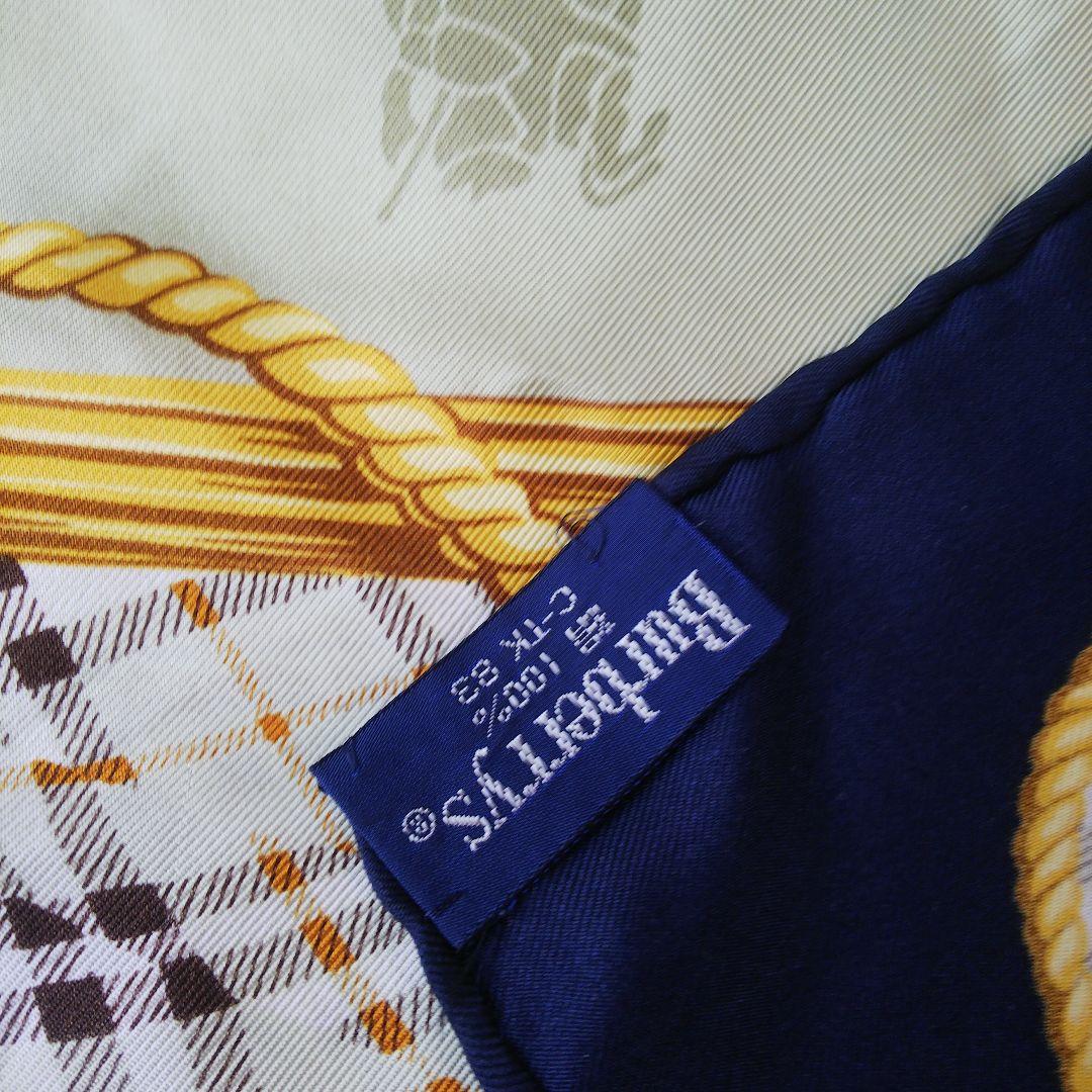 Burberrys バーバリー ノバチェック柄 大判 スカーフ シルクスカーフ