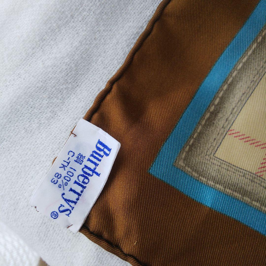 Burberrys バーバリー ノバチェック柄 大判 スカーフ シルクスカーフ