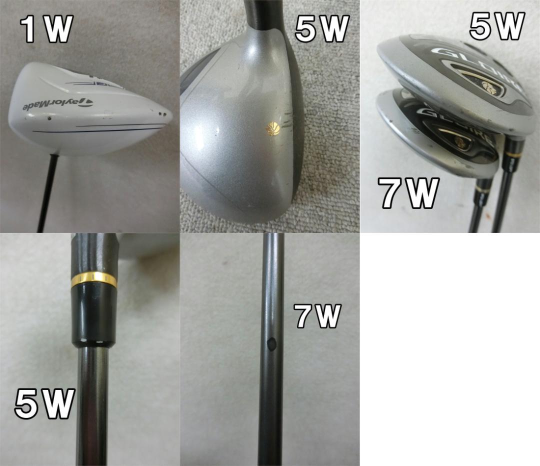 b822 初心者歓迎 テーラーメイド 等メンズゴルフクラブ１２本セット