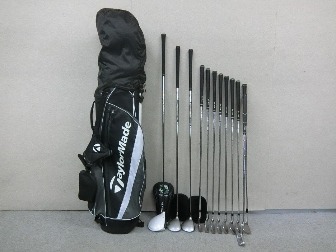 b822 初心者歓迎 テーラーメイド 等メンズゴルフクラブ１２本セット