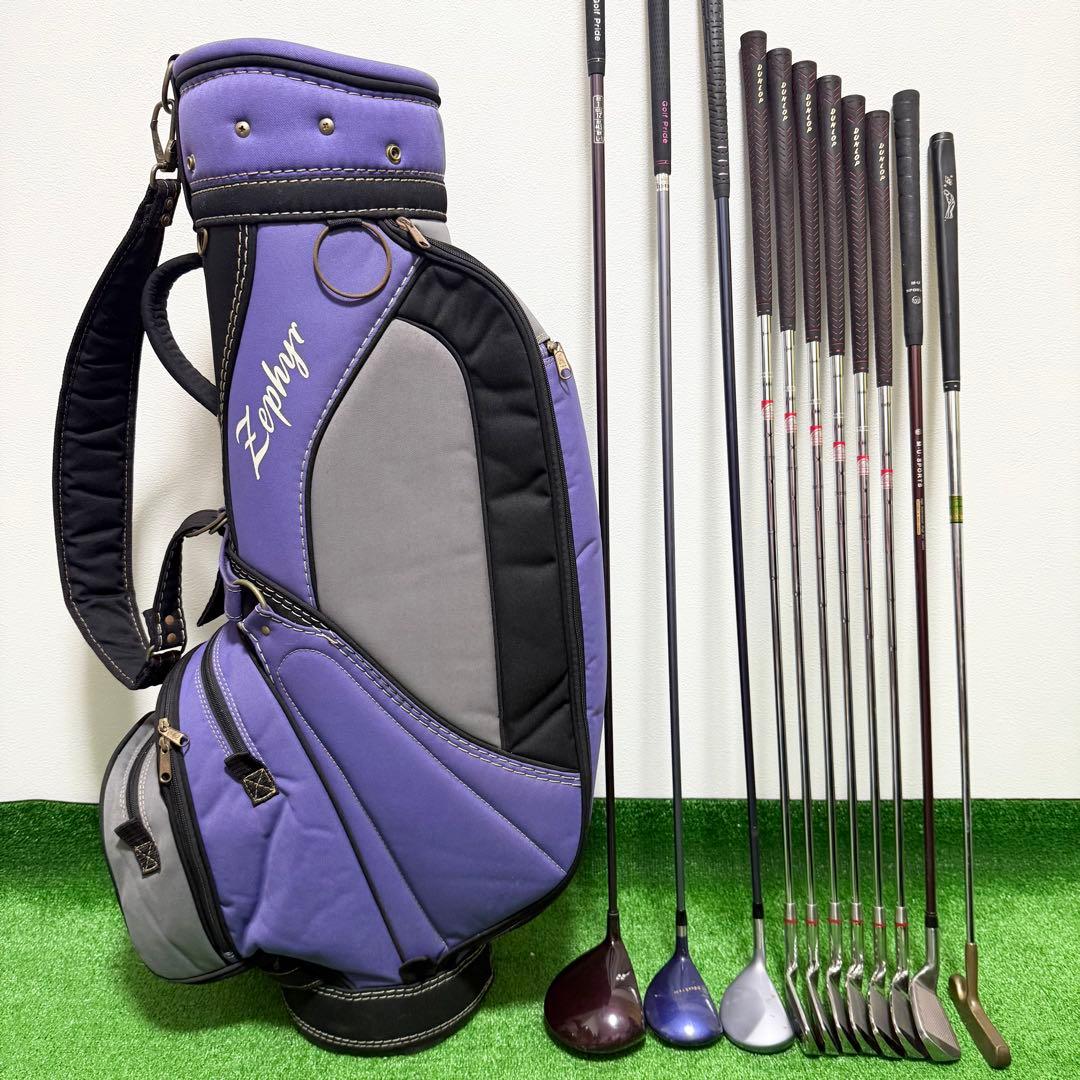 ミズノ ダンロップ 初心者 レディース ゴルフクラブセット フルセット 一式