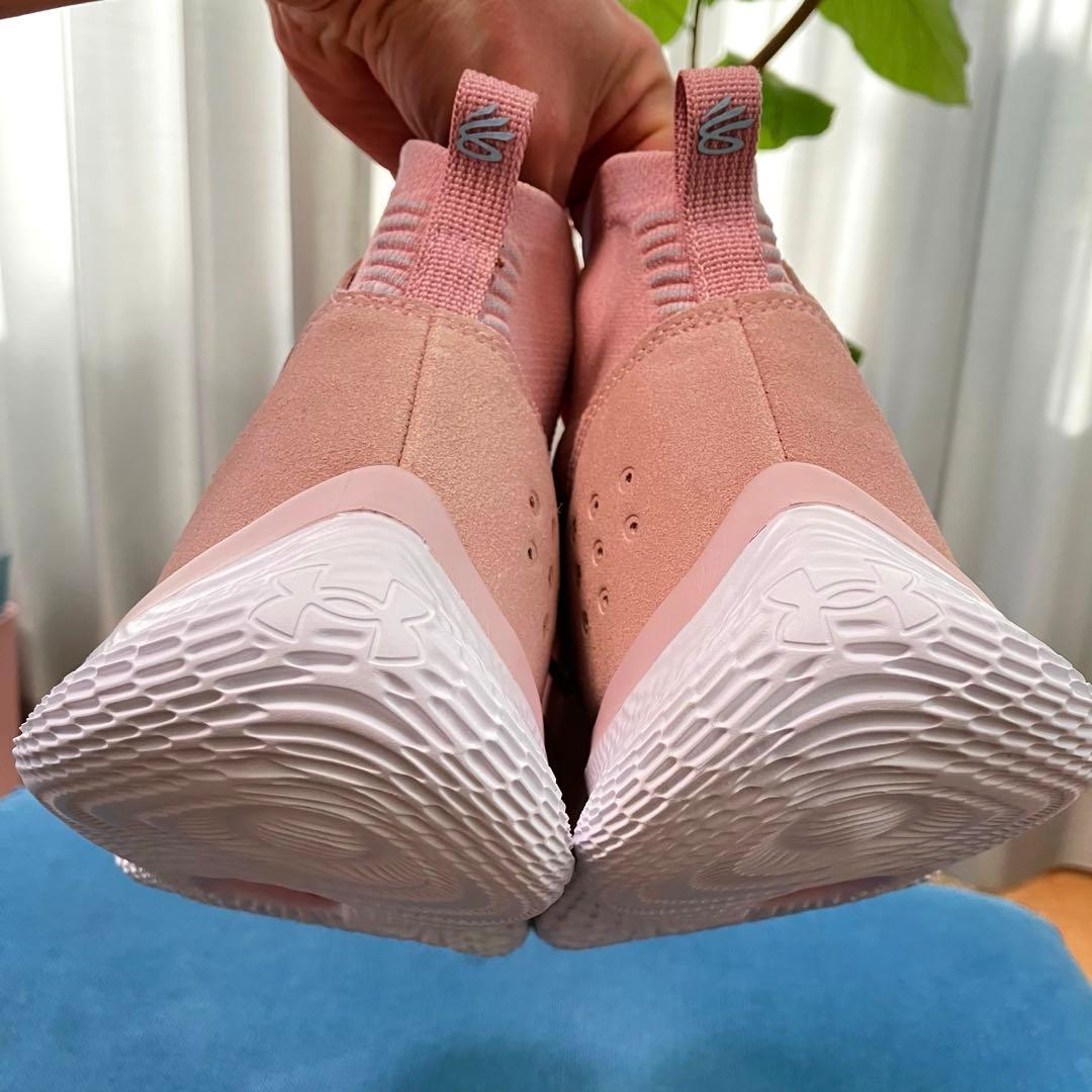 UA CURRY 4 flotro カリー4 フロトロ ピンク ホワイト 27