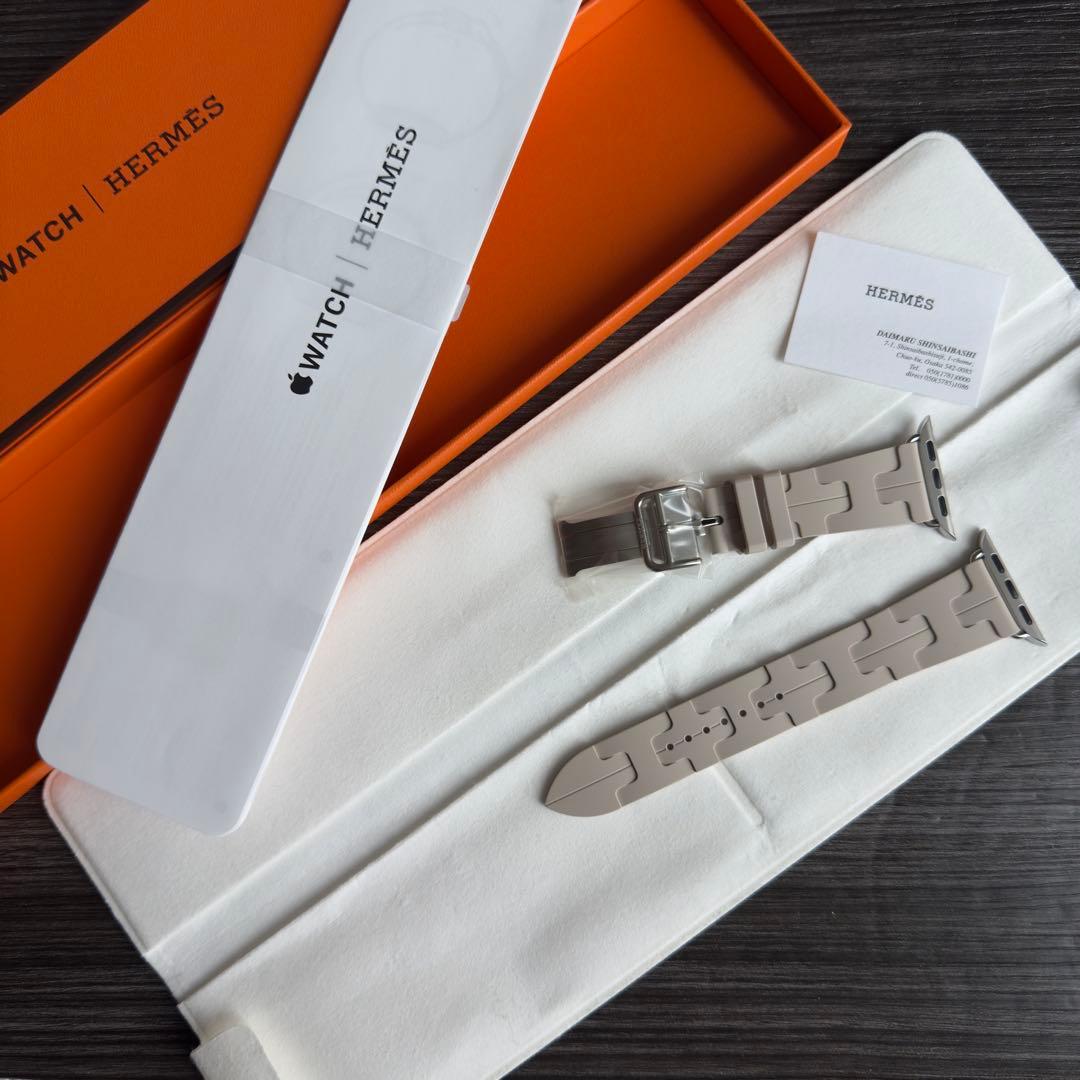 2700 未使用　プレミア　Apple Watch エルメス　ベトン　白　キリム