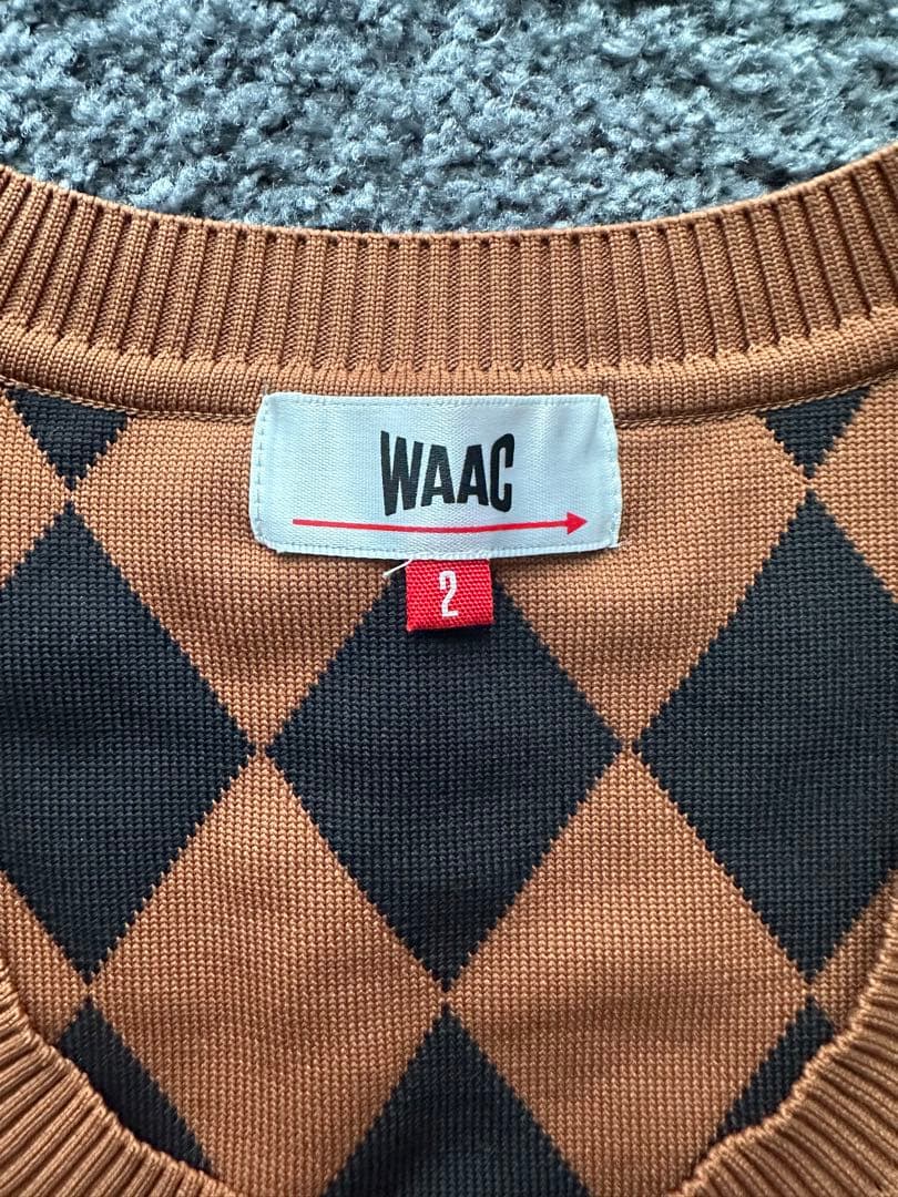 WAAC ダイヤモンドパターン ベスト サイズ2