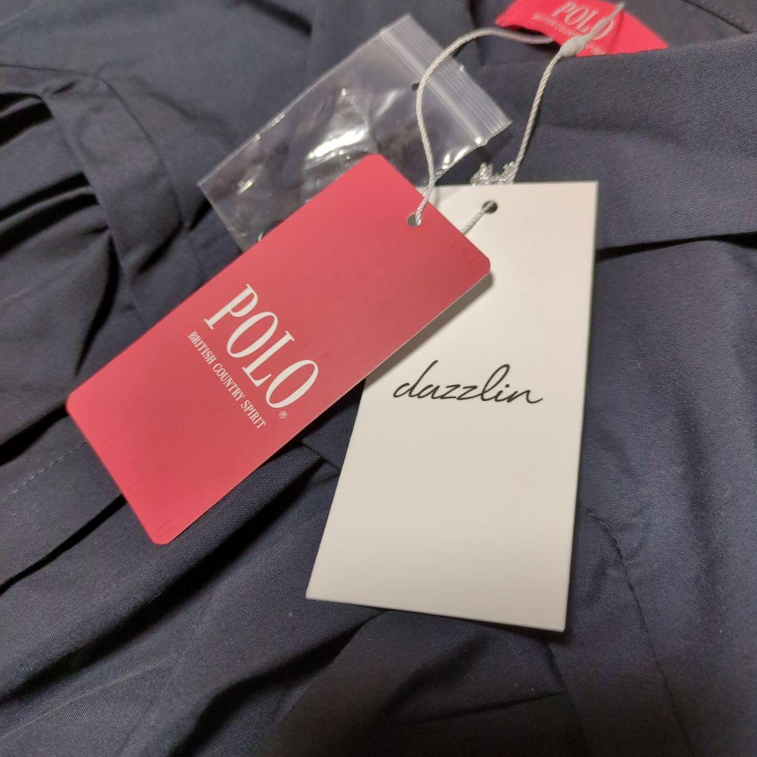 タグ付き！POLO BCSコラボ コルセットスウィッチングシャツワンピース S