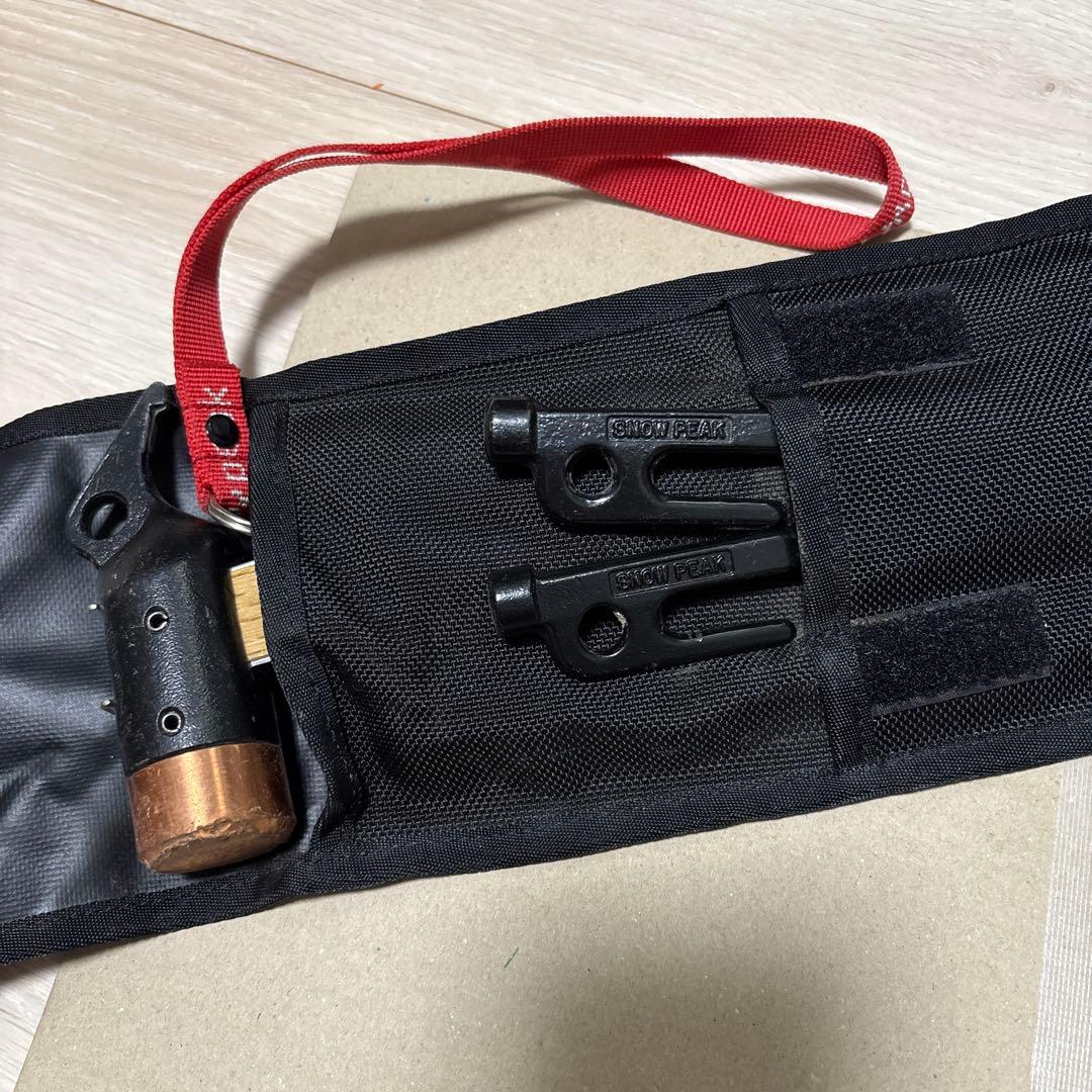 スノーピーク テント用ペグ19本とハンマーセット