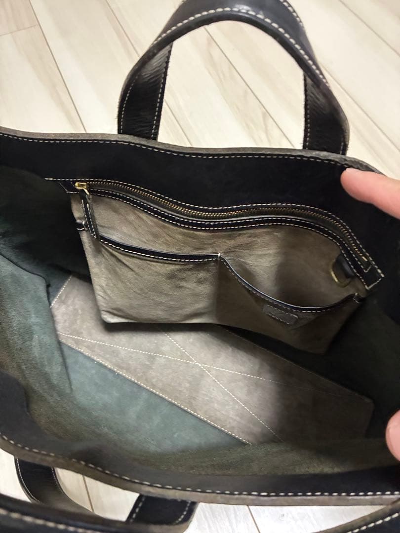 土屋鞄 黒 ディアリオ 2WAY トートバッグ ショルダーバッグ