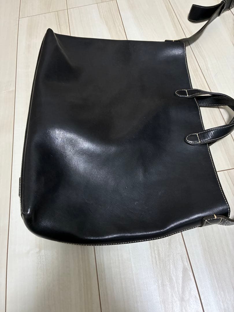 土屋鞄 黒 ディアリオ 2WAY トートバッグ ショルダーバッグ