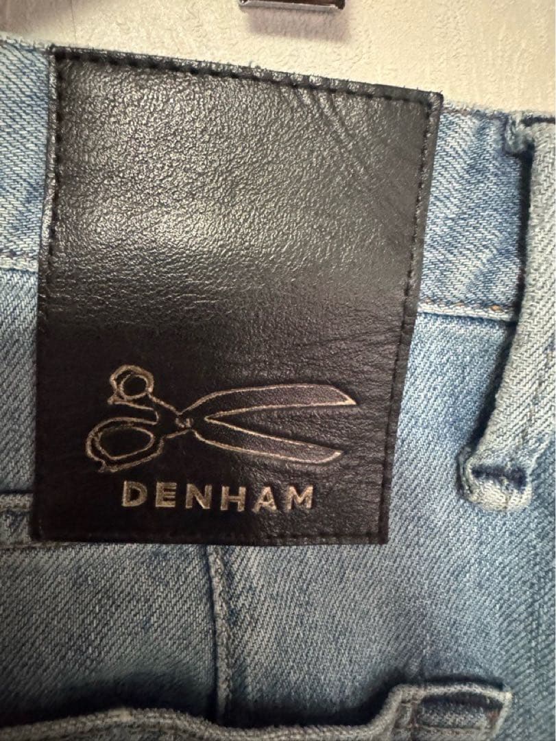 DENHAM デンハム ジーンズ CROP リペア加工 パッチワーク W30