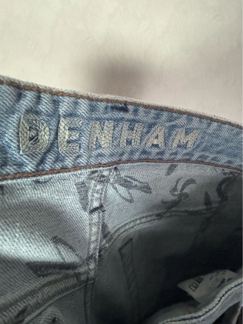 DENHAM デンハム ジーンズ CROP リペア加工 パッチワーク W30