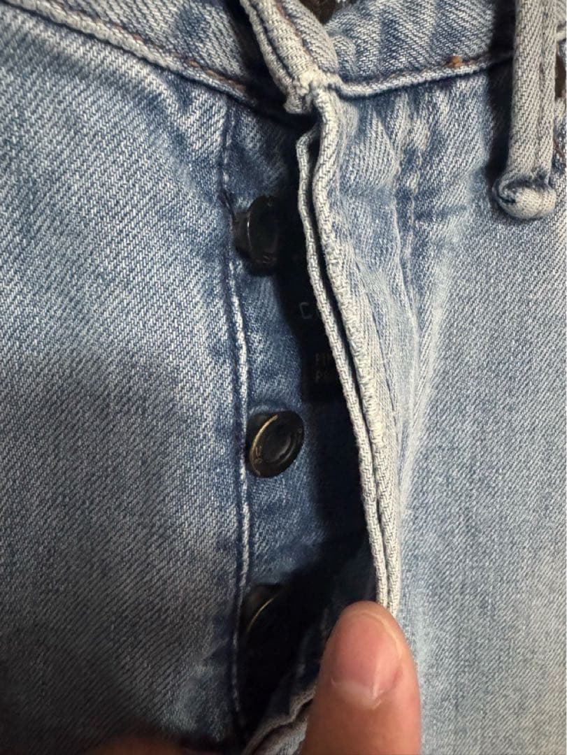 DENHAM デンハム ジーンズ CROP リペア加工 パッチワーク W30