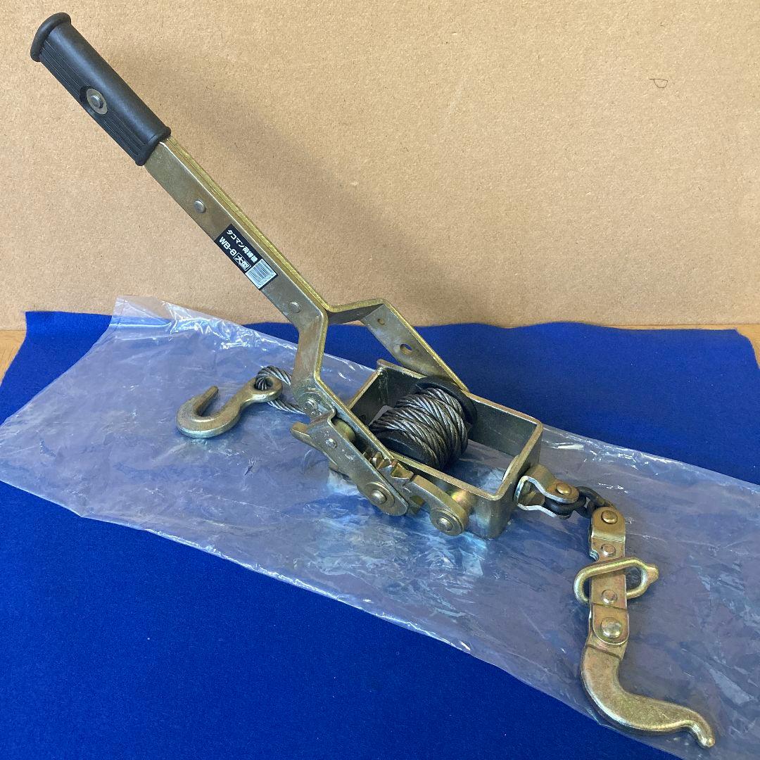 [1073]タコマン ワイヤー荷〆機 ゴムグリップ付大型 WB-8 4台セット