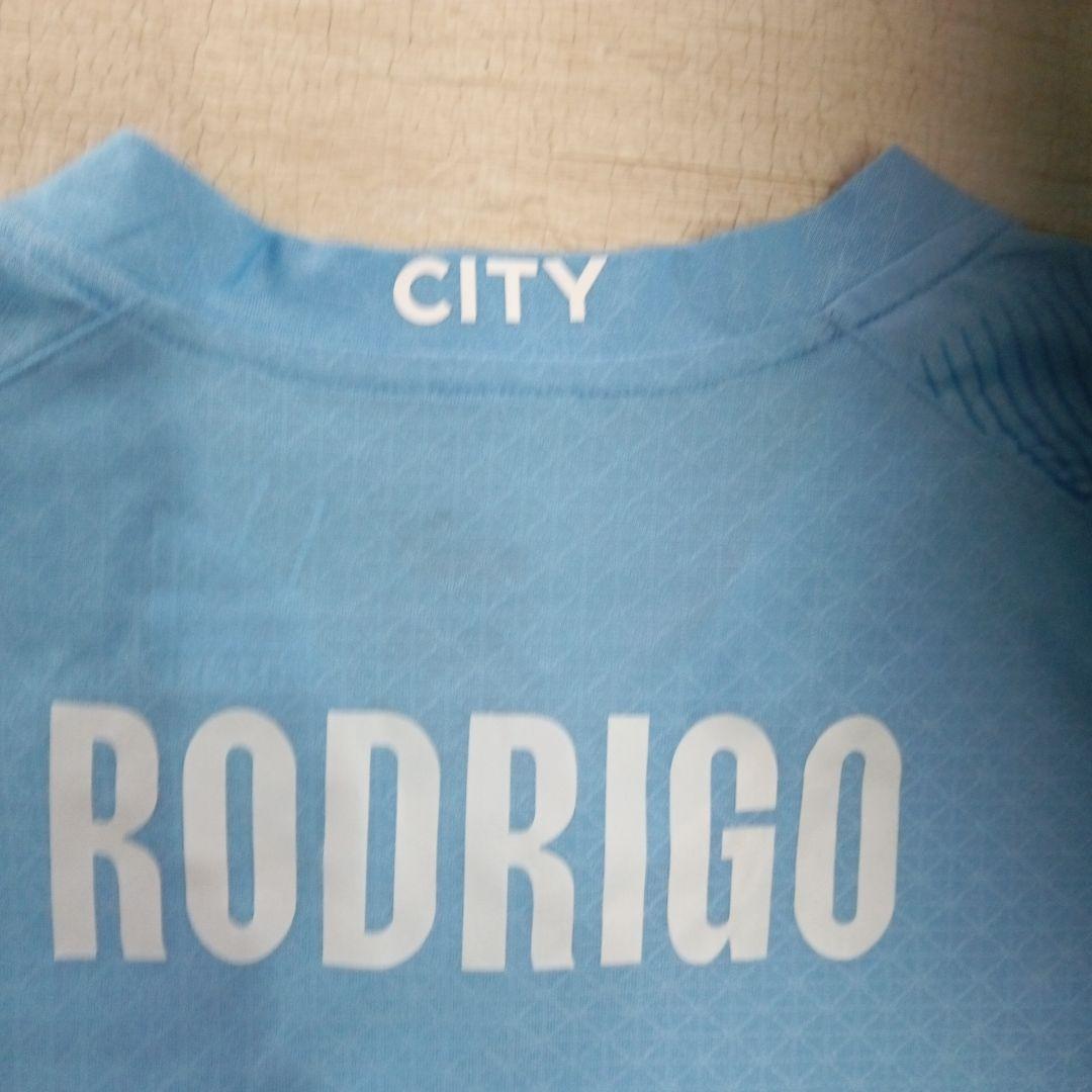 Puma マンチェスター・シティ シャツ ライトブルーＬサイズロドリゴモデル