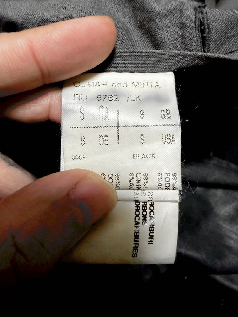 ジャケット・アウター Rick Owens leather biker jacket archive