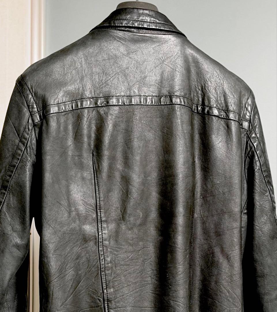 ジャケット・アウター Rick Owens leather biker jacket archive