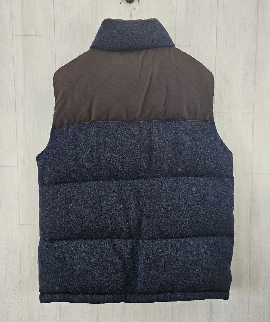 【希少】ノースフェイス ダウンベスト ネイビー ホワイレーベル XL