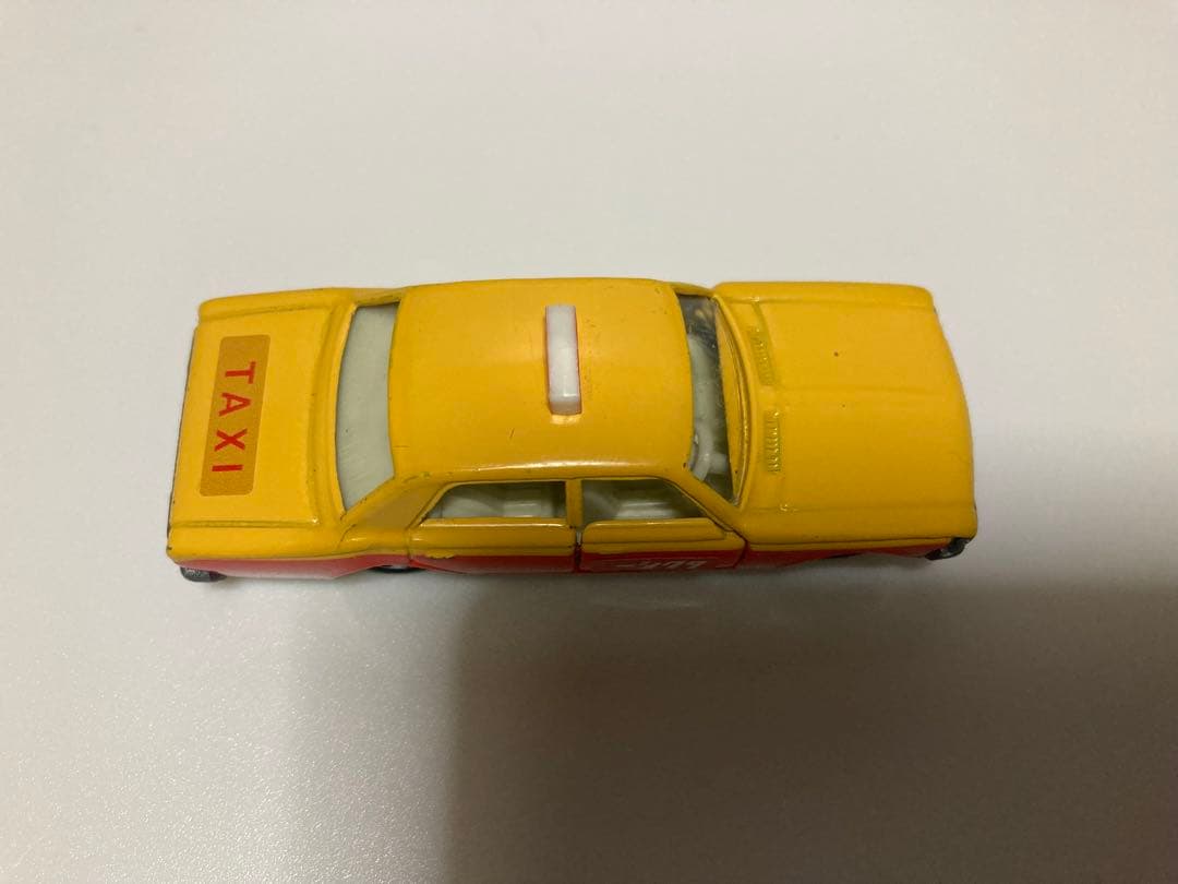 トミカ　日本製　クラウン　タクシー　1Aホイール　色指定箱　当時物