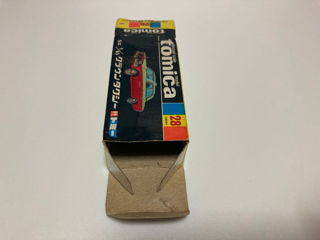 トミカ　日本製　クラウン　タクシー　1Aホイール　色指定箱　当時物