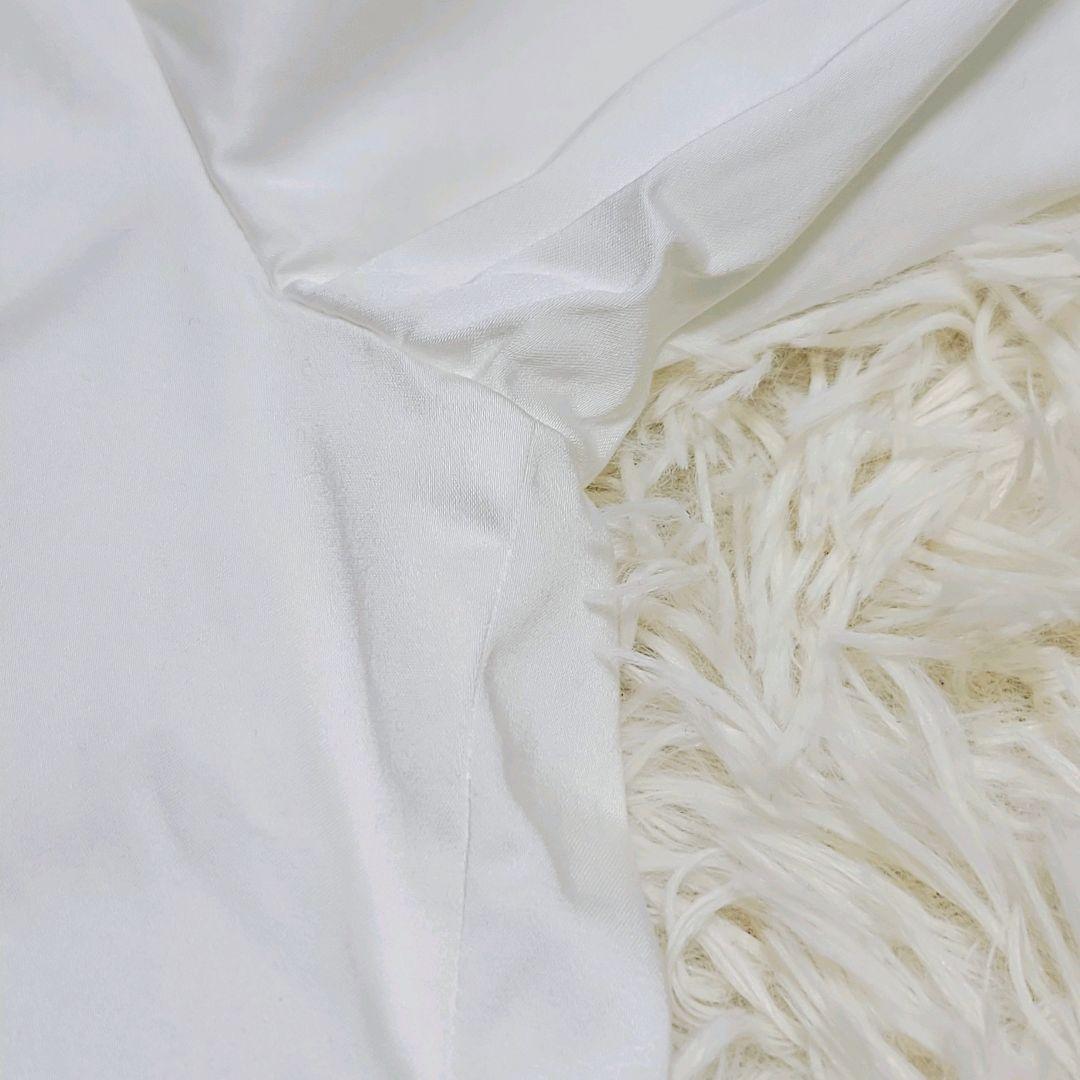 美品✨ yori ヨリ ハマグリ刺繍ブラウス バンドカラー 長袖 38