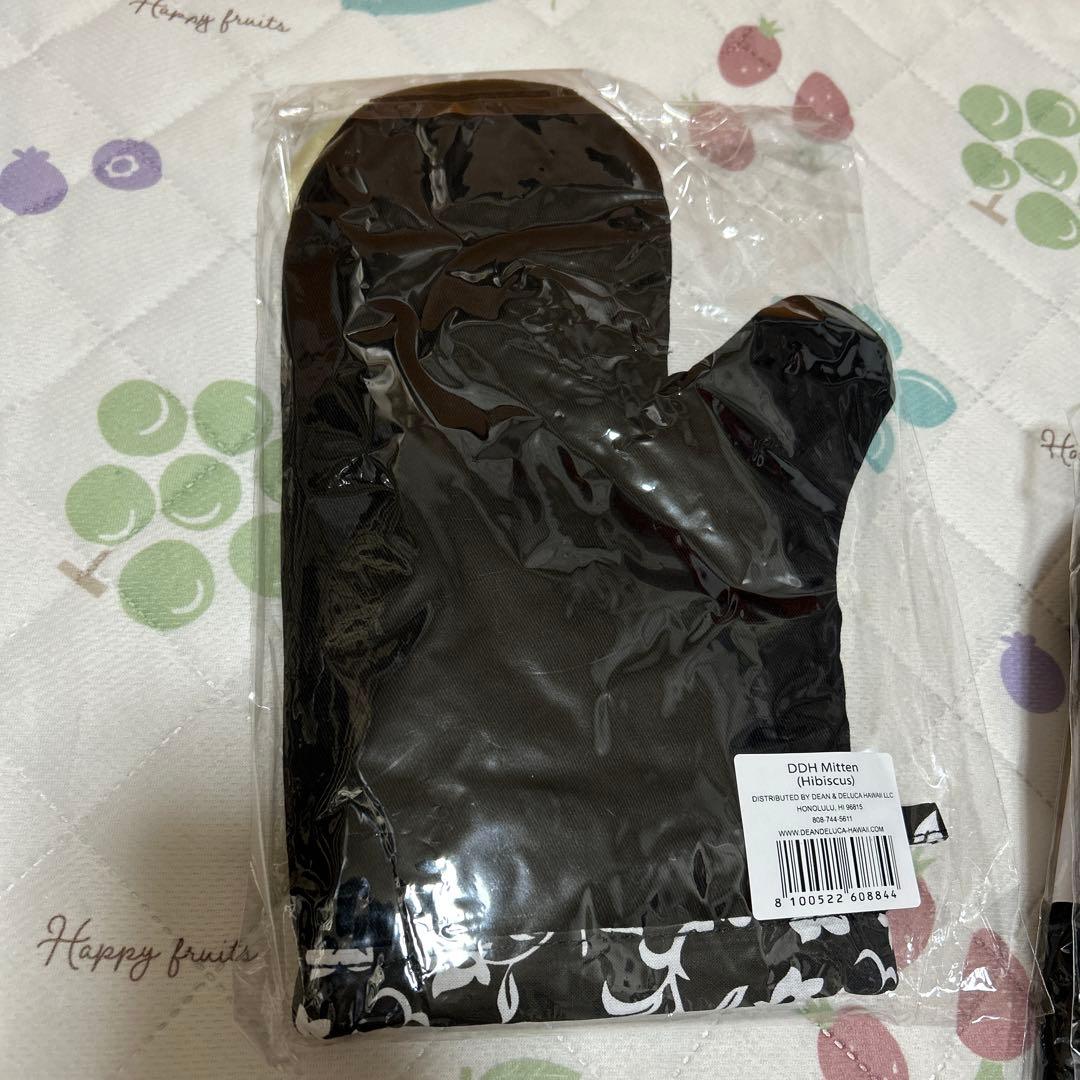 新品DEAN&DELUCAディーン&デルーカ　ハワイ限定エプロン　ミトン鍋敷き