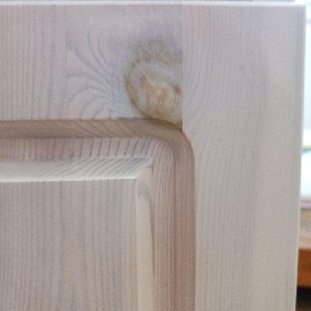 木製キャビネット 3引き出し 3扉　飾り棚