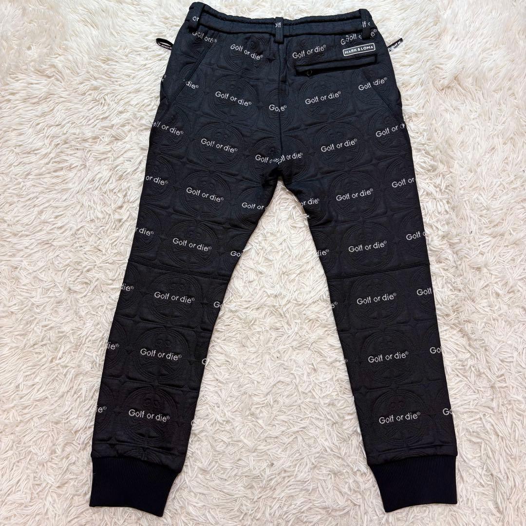 マークアンドロナ ジョガーパンツ スカル総柄 2022年モデル M