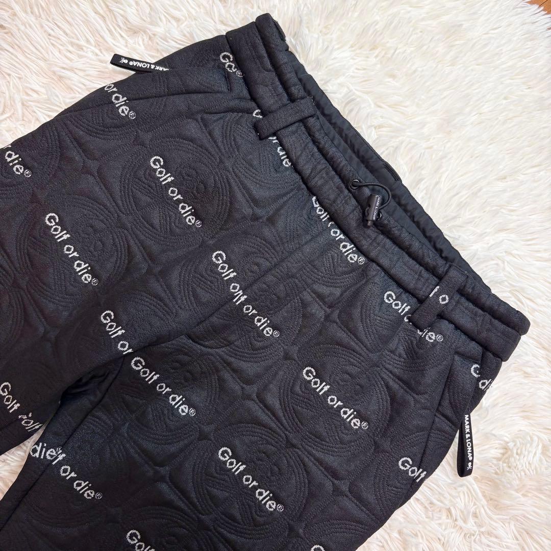 マークアンドロナ ジョガーパンツ スカル総柄 2022年モデル M