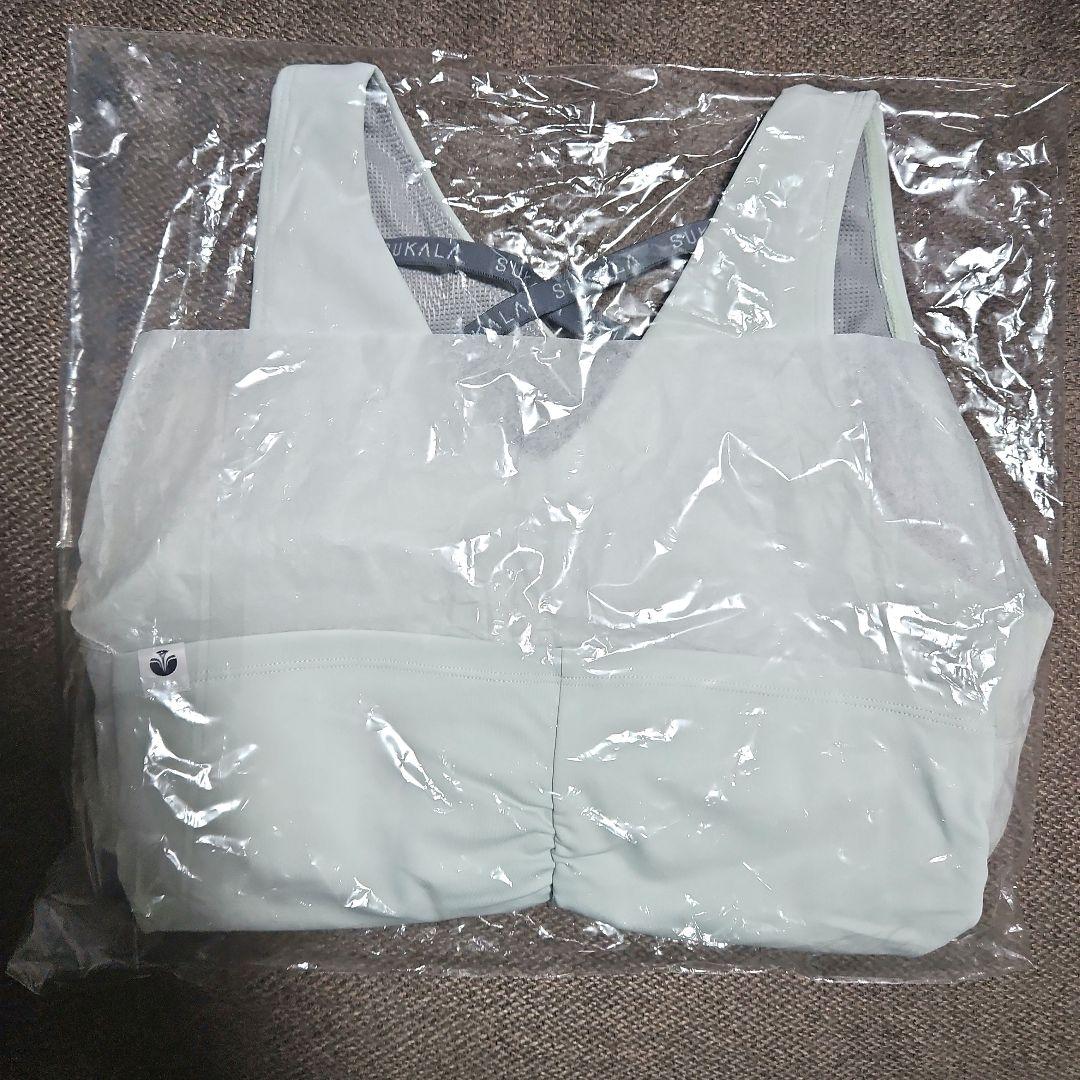 SUKALA アメリカンスリーブ　ギャザータンクトップ　Sサイズ