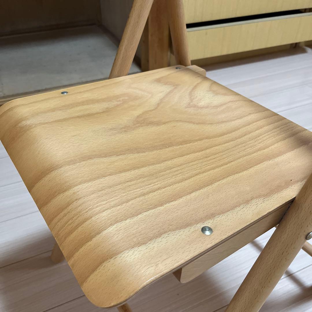 無印（廃盤）折りたたみ木製椅子