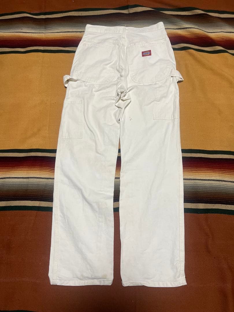 90s Dickies ペインターパンツ W29×L34 TALON ホワイト