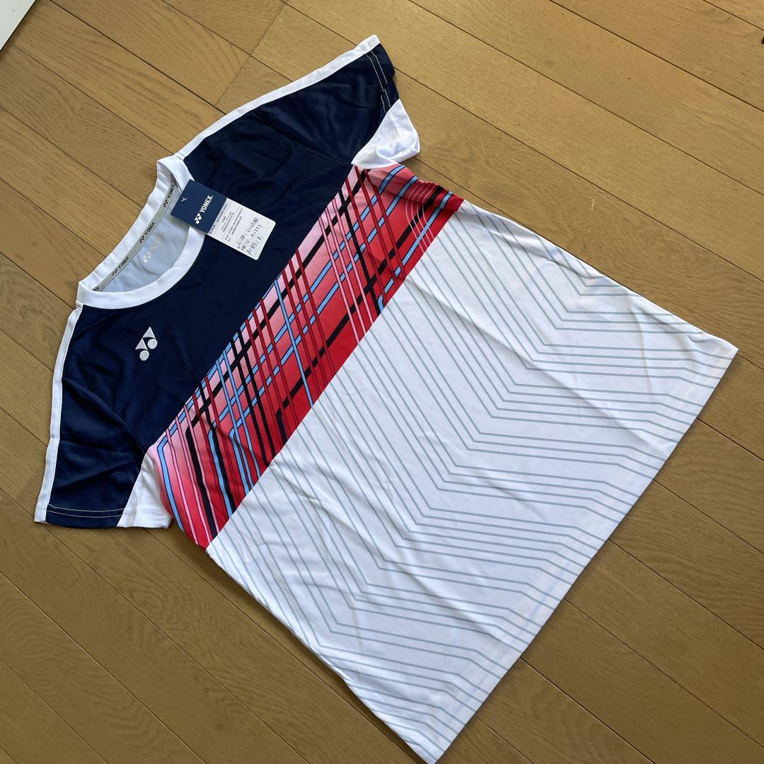 ヨネックス　YONEX テニス＆バドミントン　ゲームウェア　新品　L白系