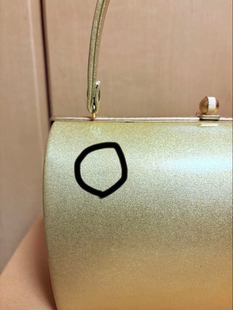 和装バッグ＆草履セット　ゴールド