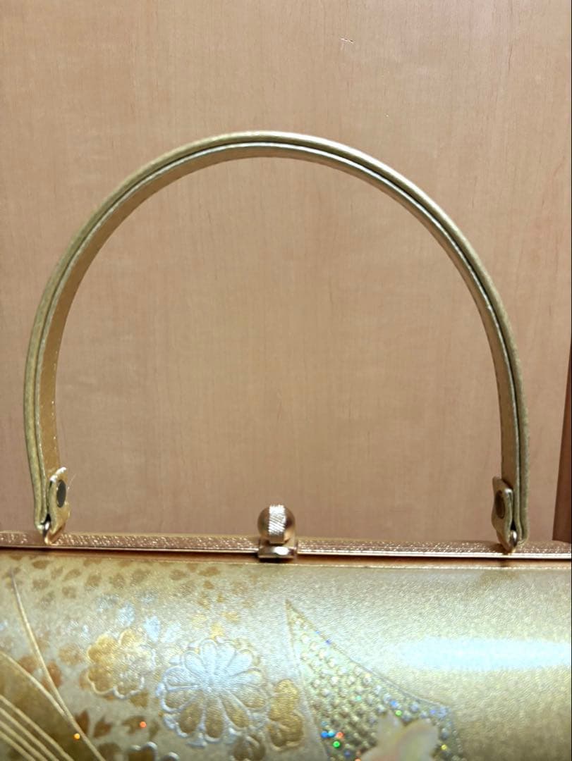 和装バッグ＆草履セット　ゴールド