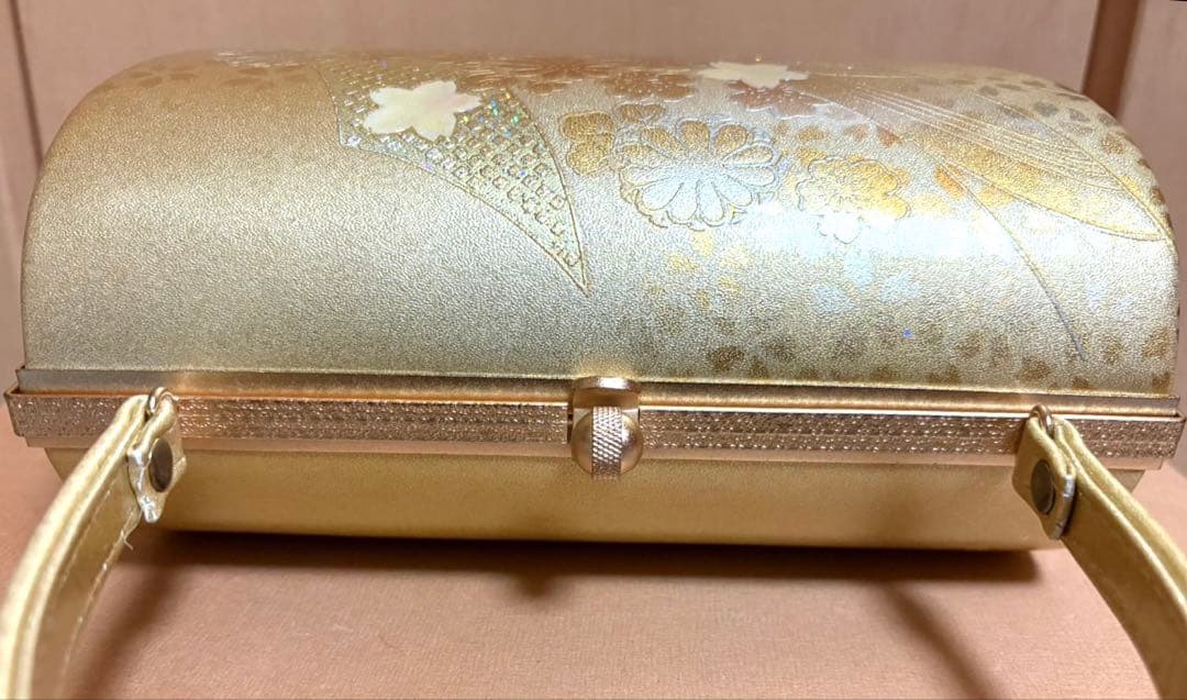 和装バッグ＆草履セット　ゴールド