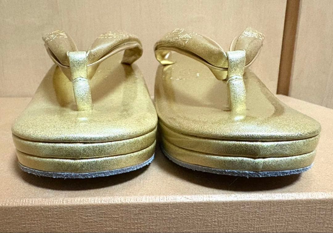 和装バッグ＆草履セット　ゴールド