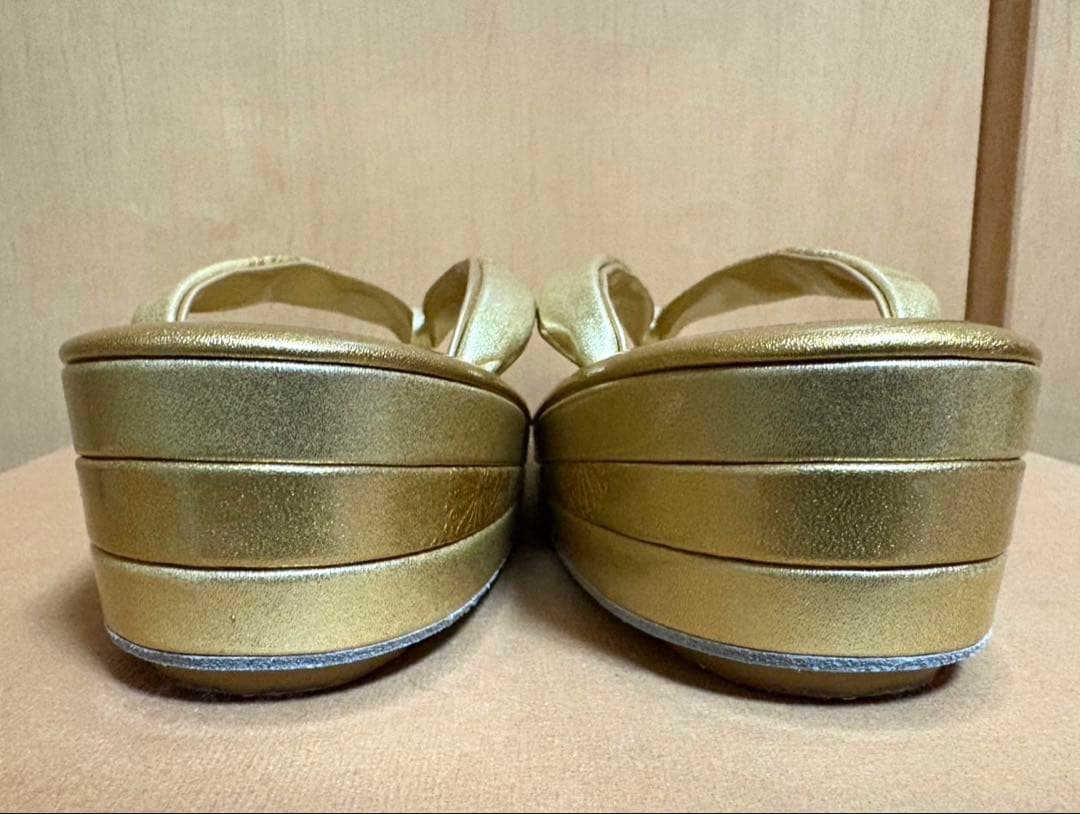 和装バッグ＆草履セット　ゴールド