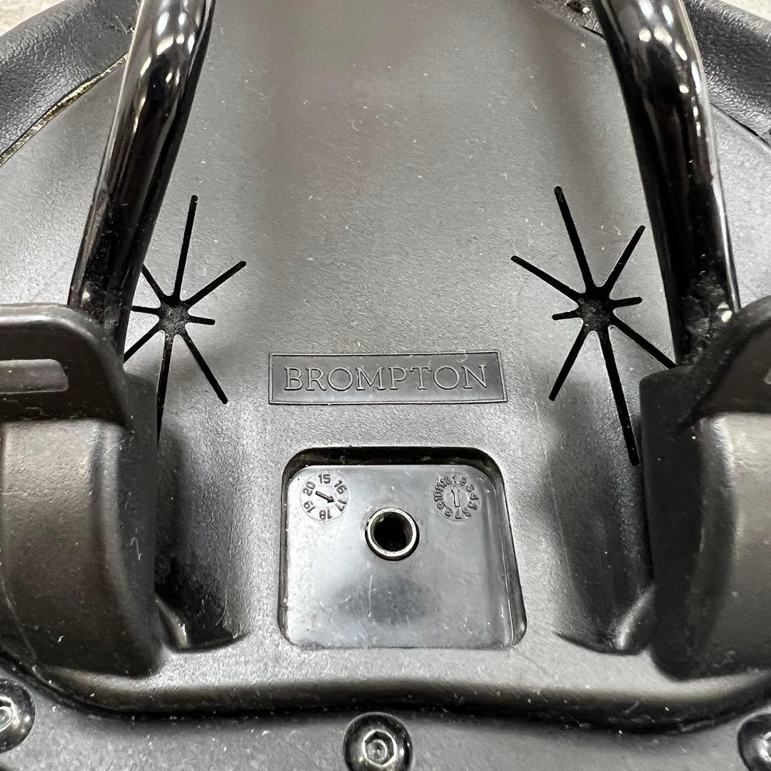ブロンプトン　折り畳み自転車純正サドル　ブラック　395g　BROMPTON