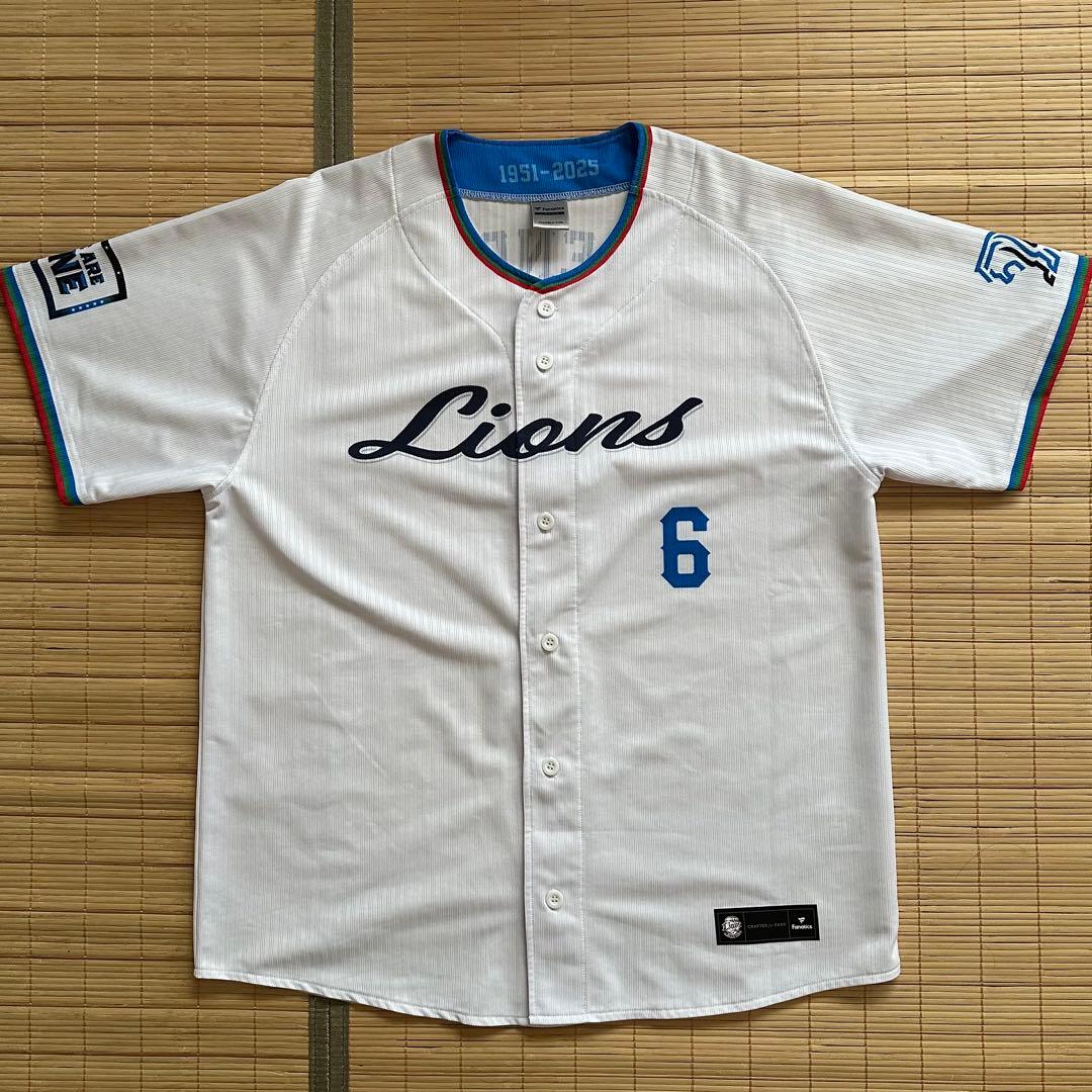 #6 源田壮亮　75周年限定レプリカユニホーム　Ｌ　used 埼玉西武ライオンズ