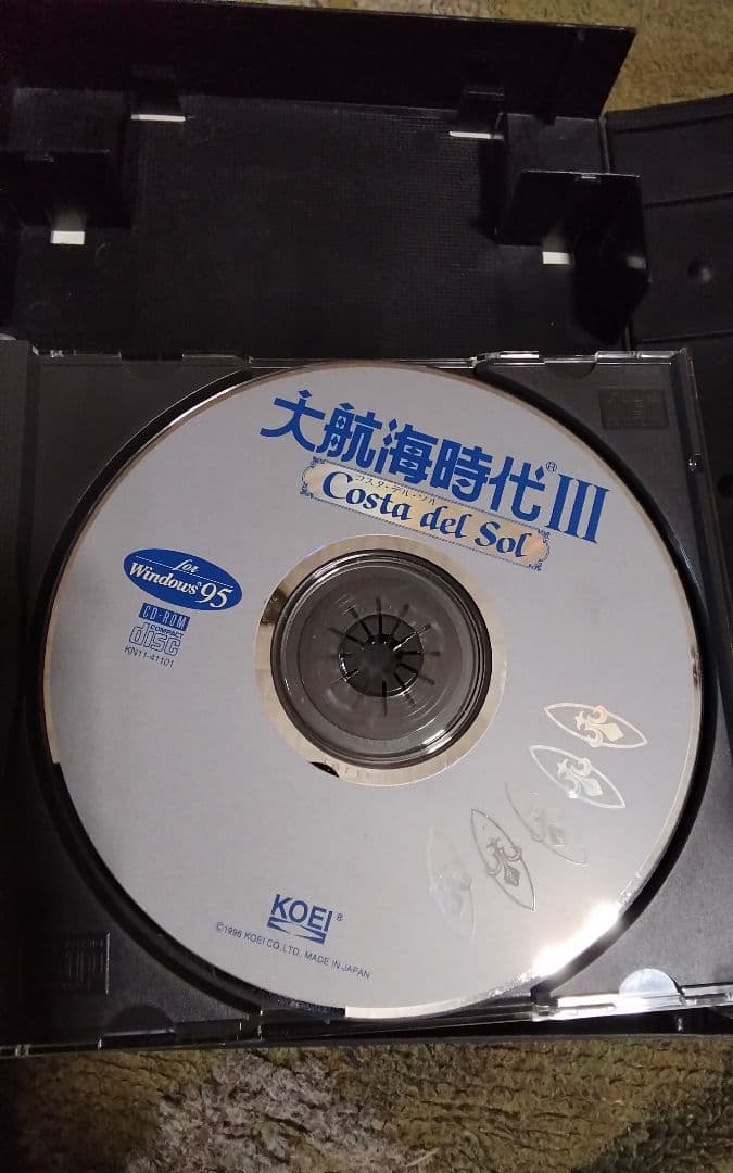 大航海時代3コスタデルソルPCゲームWindows95版中古状態可箱ディスク説明