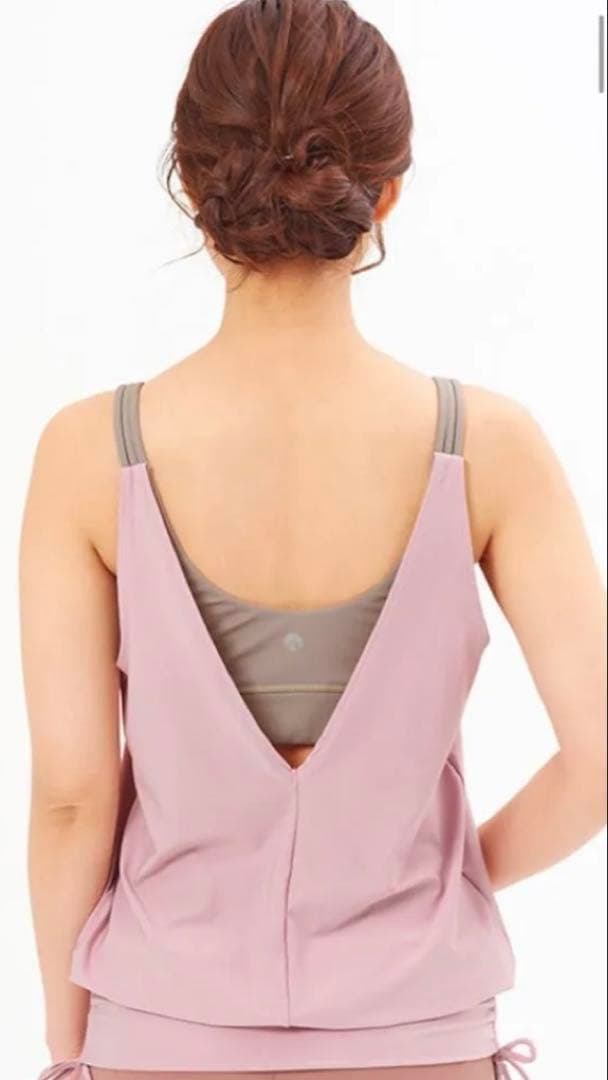 【新品未使用/紙タグ無し】SUKALA サイドリボンカバータンクトップ　Sサイズ