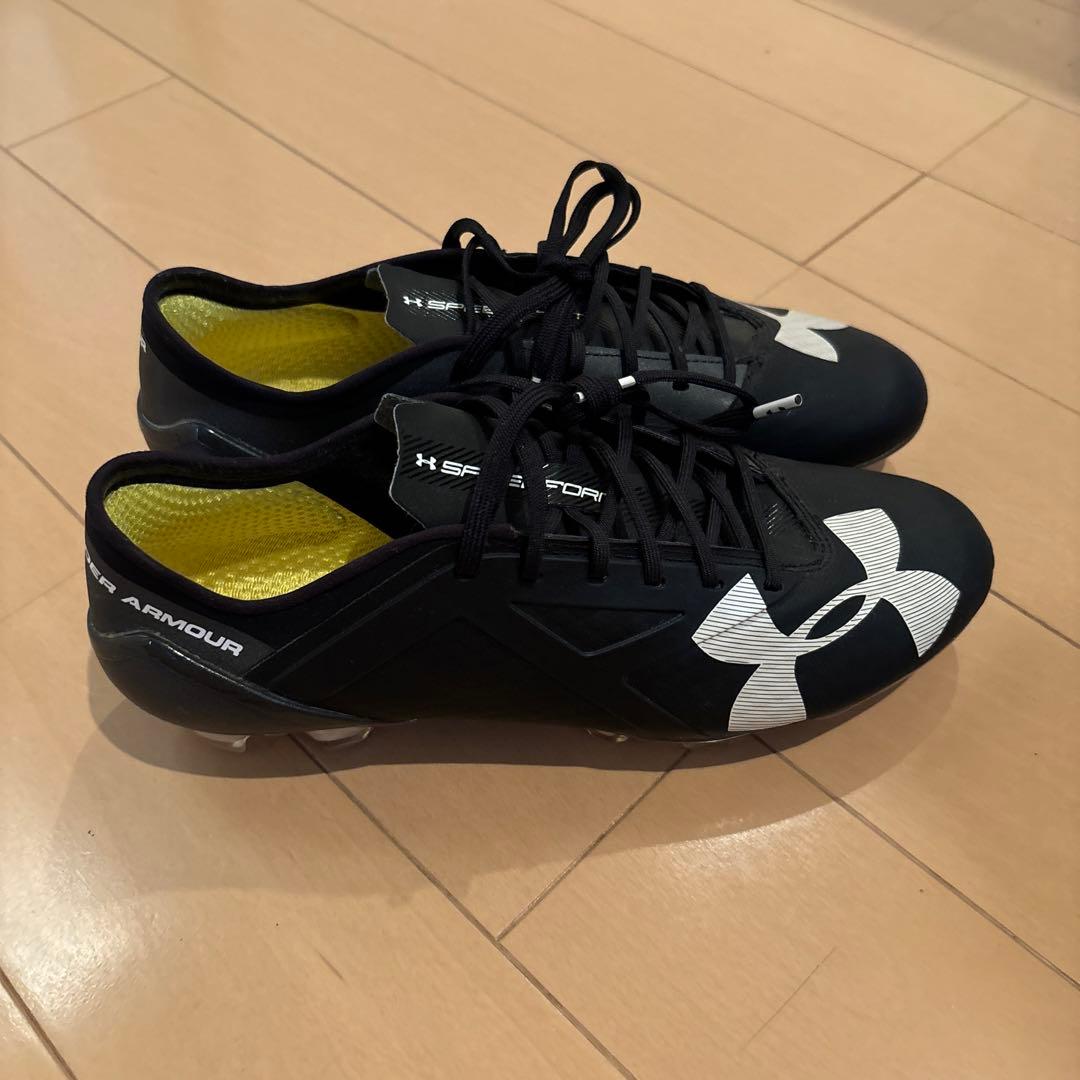 アンダーアーマー スパイク サッカー アメフト ブラック