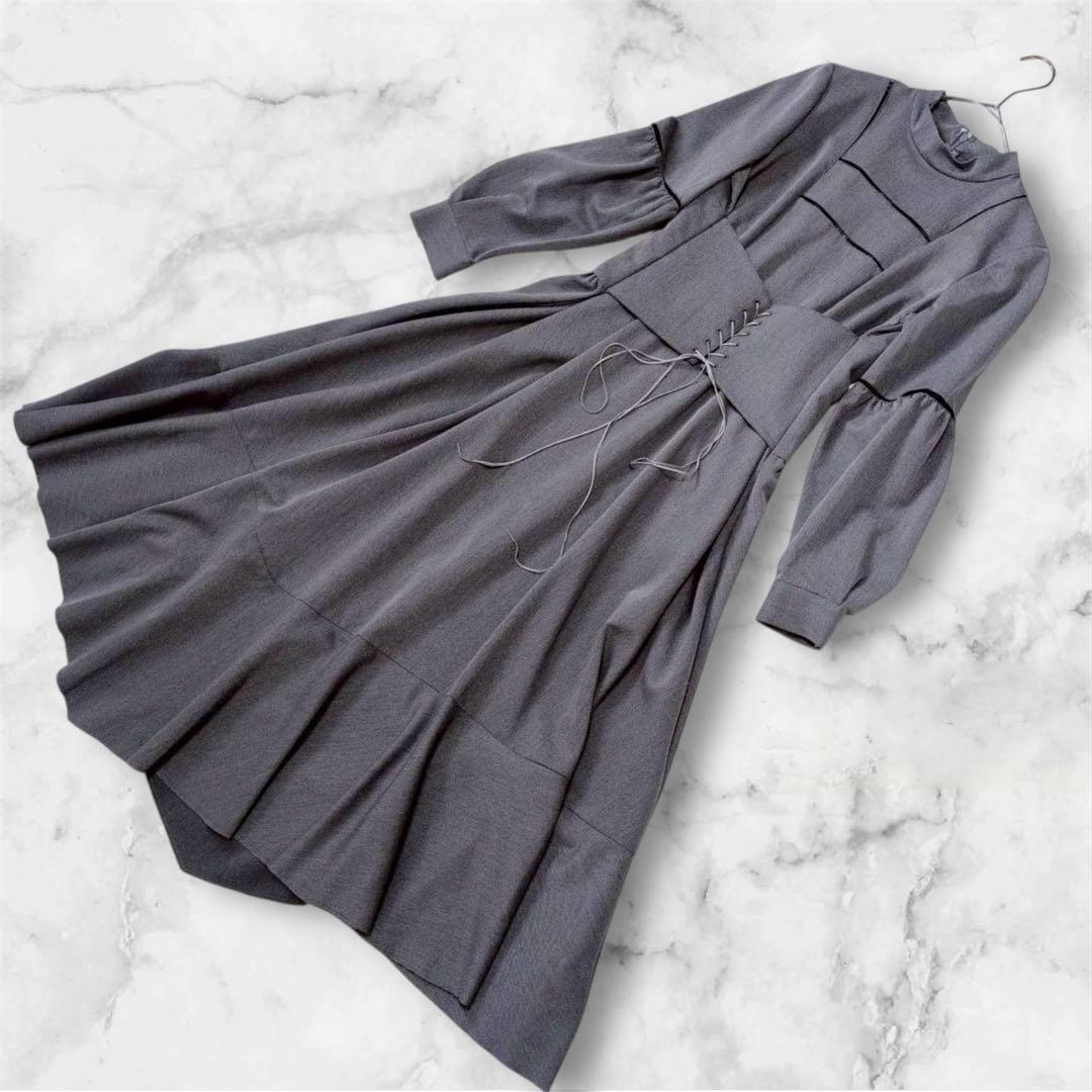 Ameri vintage即完売ワンピース LACE UP BELT DRESS