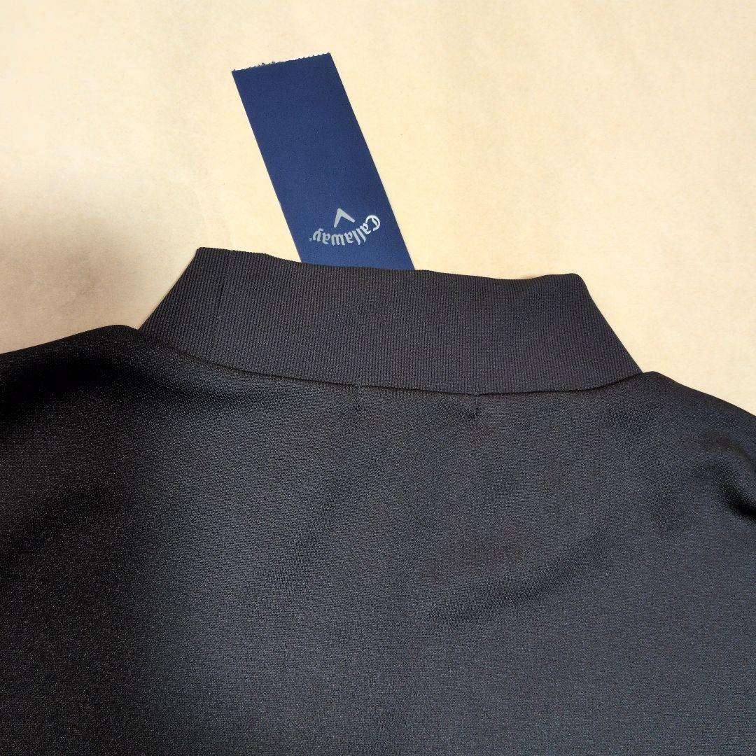 Callaway:レディース:Lサイズ:ダブルニット モックネック スウェット黒