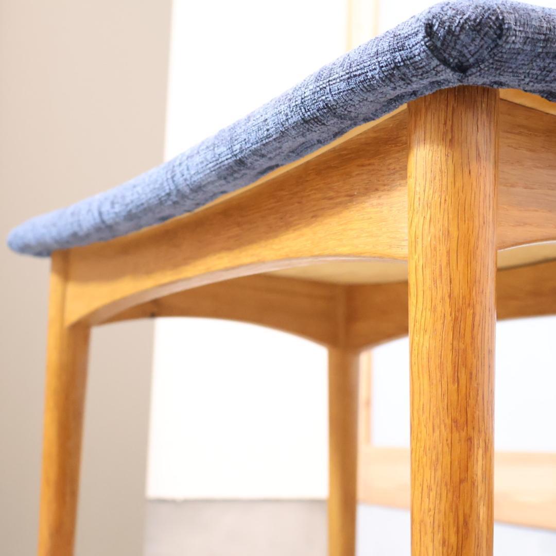 デンマーク チーク材 スツール ヴィンテージ 腰掛椅子 シンプル コンパクト